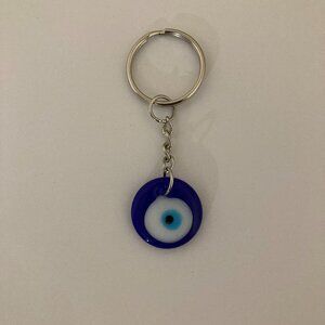 Evil Eye Key Chain Glass